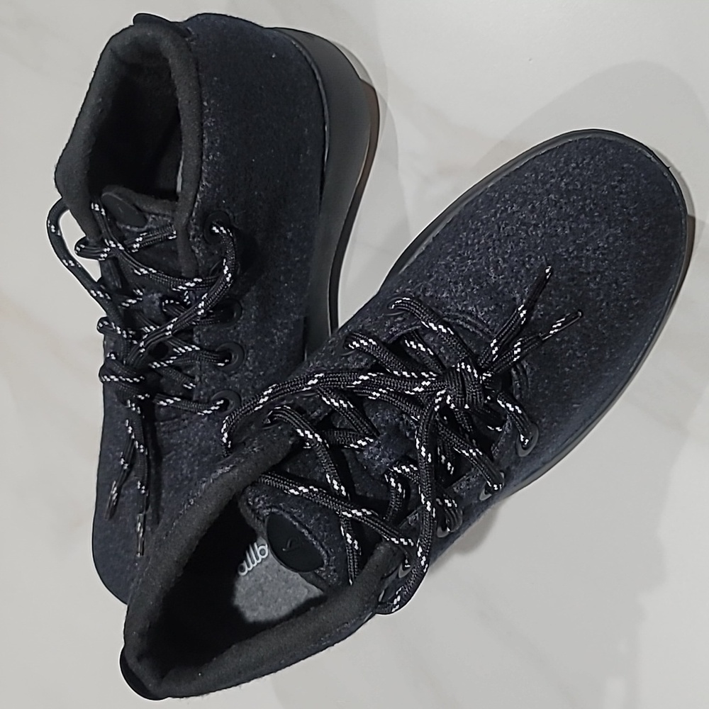 allbirds Black Wool Runnerup Mizzles Sneaker Casual Athleisure Activewear Sz 10